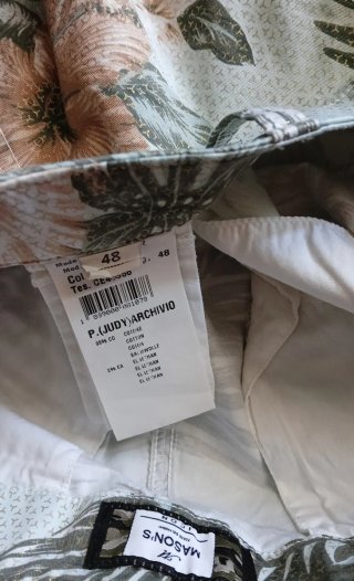 Pantalone cargo donna Mason's, tg 48, cotone