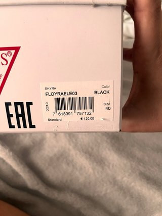 Sandalias Guess Negras