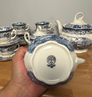 Juego de té/café La Cartuja de Sevilla