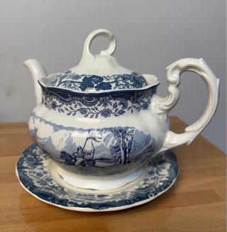 Juego de té/café La Cartuja de Sevilla