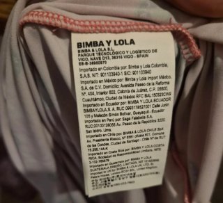 Vestido Bimba y Lola estampado