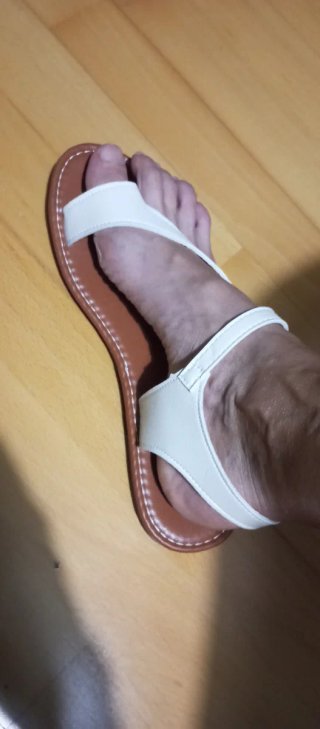 Sandalias blancas talla 42