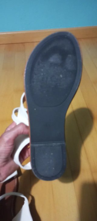 Sandalias blancas talla 42