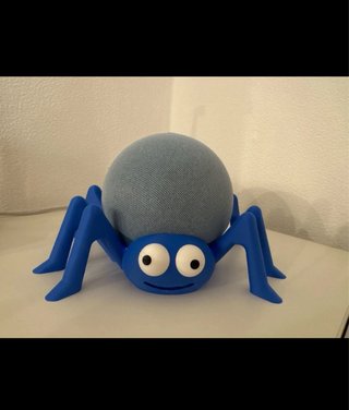 Soporte Alexa Amazon Araña Azul