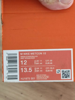T46 Nike Metcon 10 Verdes