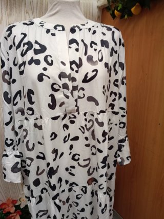 Vestido estampado mujer