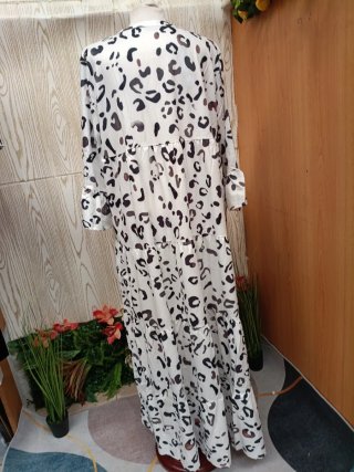 Vestido estampado mujer