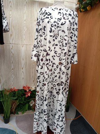 Vestido estampado mujer