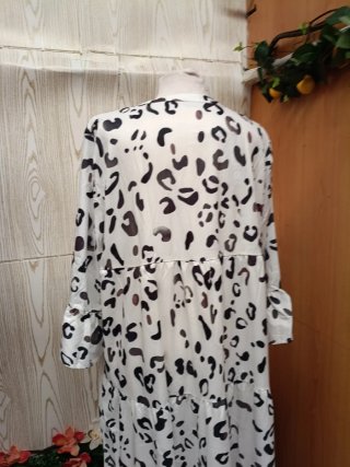 Vestido estampado mujer