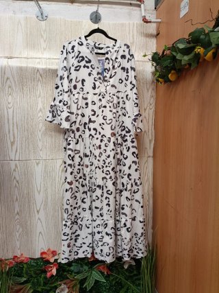 Vestido estampado mujer