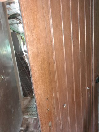 Puerta PVC imitación madera