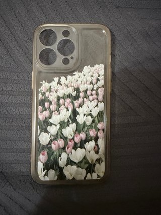 Funda iPhone 13 Pro Flores Tulipanes