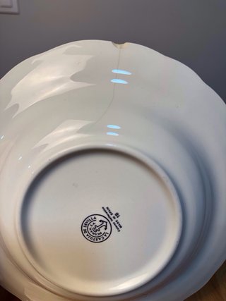 La Cartuja de Sevilla Platos Azules y Blancos