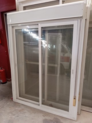 Ventanas correderas de aluminio blanco