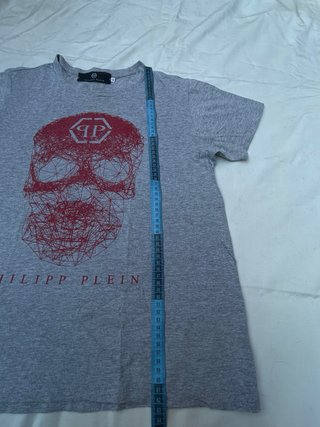 Camiseta Philipp Plein Calavera Roja Talla M