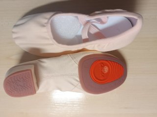 Zapatillas de ballet color rosa/beige