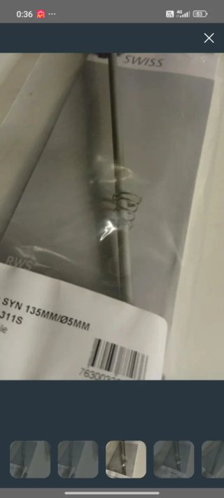 Perno sgancio rapido DT Swiss 5x135mm