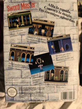 Sword Master (NES) Completo PAL España