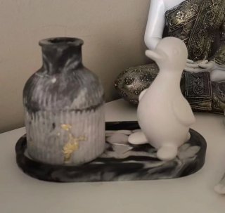 Figuras de escayola hechas a mano
