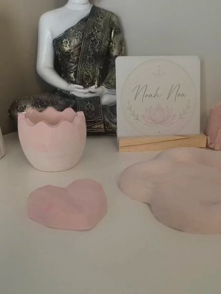 Figuras de escayola hechas a mano