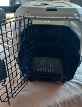Transportín Gato y Perro con Puerta Acero
