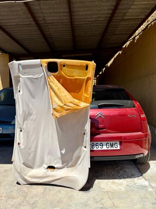 tapiza el techo caído de tu coche, puertas y pilar