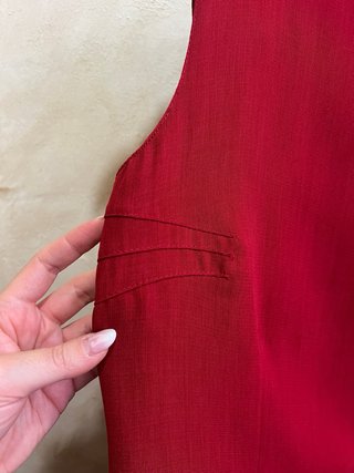 Vestido Merletti Rojo