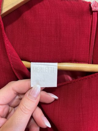 Vestido Merletti Rojo