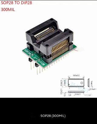 Kit 10 Adaptadores SOP/TSSOP  varias medidas