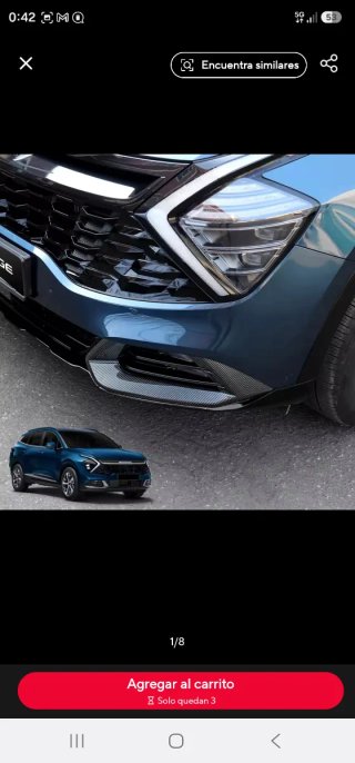 Embellecedor antiniebla Kia Sportage 2022-2025