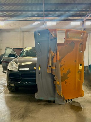 tapiza el techo caído de tu coche, puertas y pilar