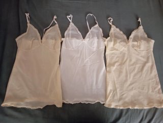 Lote 3 Camisetas Encaje Transparente