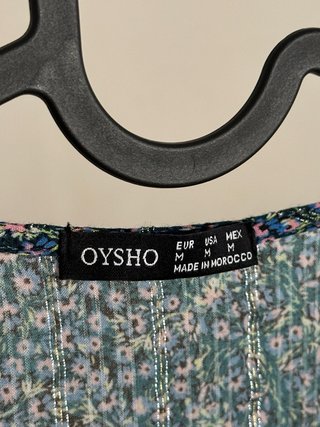 Vestido largo Oysho estampado