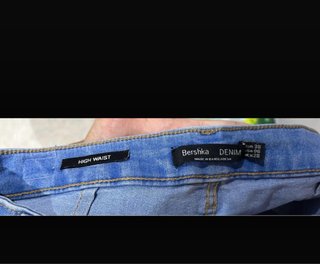 Shorts vaqueros Bershka azules