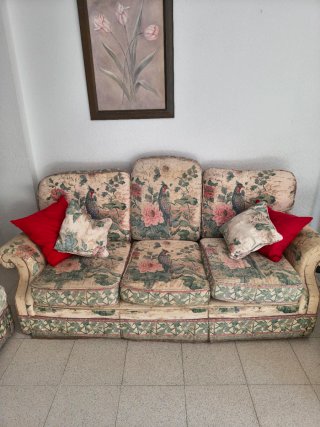 CONJUNTO SOFÁS CLÁSICOS 3+2+1 MEDALLION, MALVERN