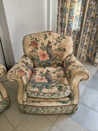 CONJUNTO SOFÁS CLÁSICOS 3+2+1 MEDALLION, MALVERN