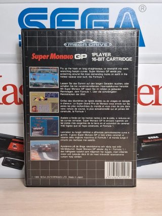 Super Monaco GP SEGA Mega Drive Completo (CIB)