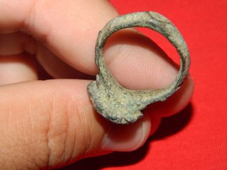 Impresionante anillo Ibero romano Rosetón estrella