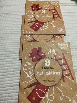 Libros matemáticas Tercero Primaria Anaya