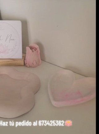 Figuras de escayola hechas a mano