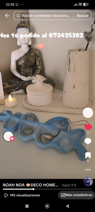 Figuras de escayola hechas a mano