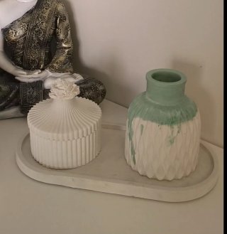 Figuras de escayola hechas a mano