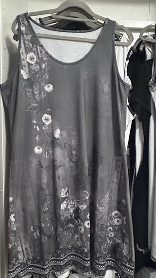 Vestidos mujer tirantas rayas XL.