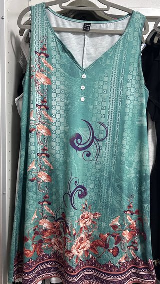 Vestidos mujer tirantas rayas XL.