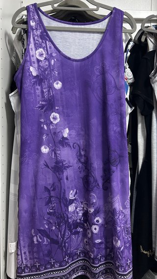 Vestidos mujer tirantas rayas XL.