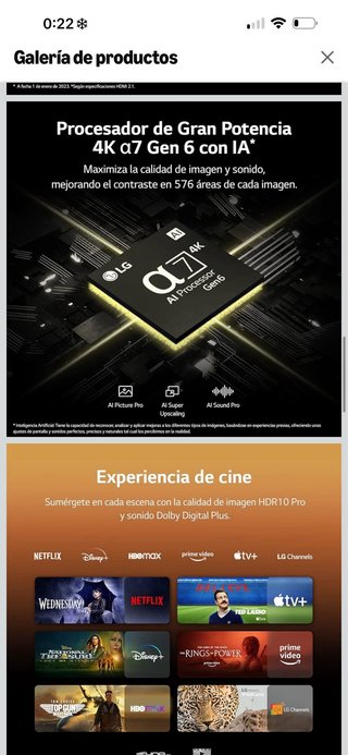 TV LG 50” QNED 4K Smart TV | Como nueva | webOS23