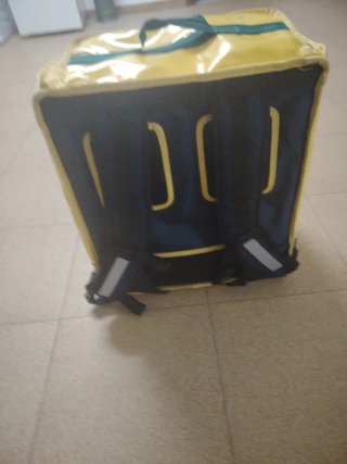 Mochila Reparto Glovo Amarilla