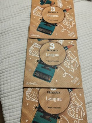 Libros de Lengua tercero de primaria Anaya