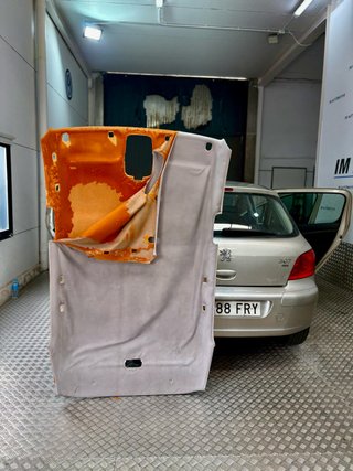 tapizo techo de coche y puertas