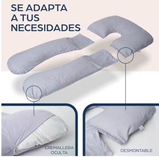 Cojín Embarazo Lactancia XXL Algodón